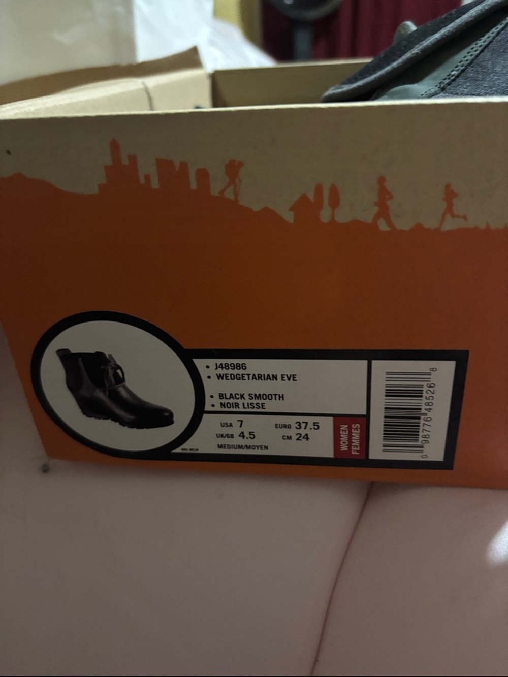 Merrell Black Heeled Wedegetarian Eve Women's Boots